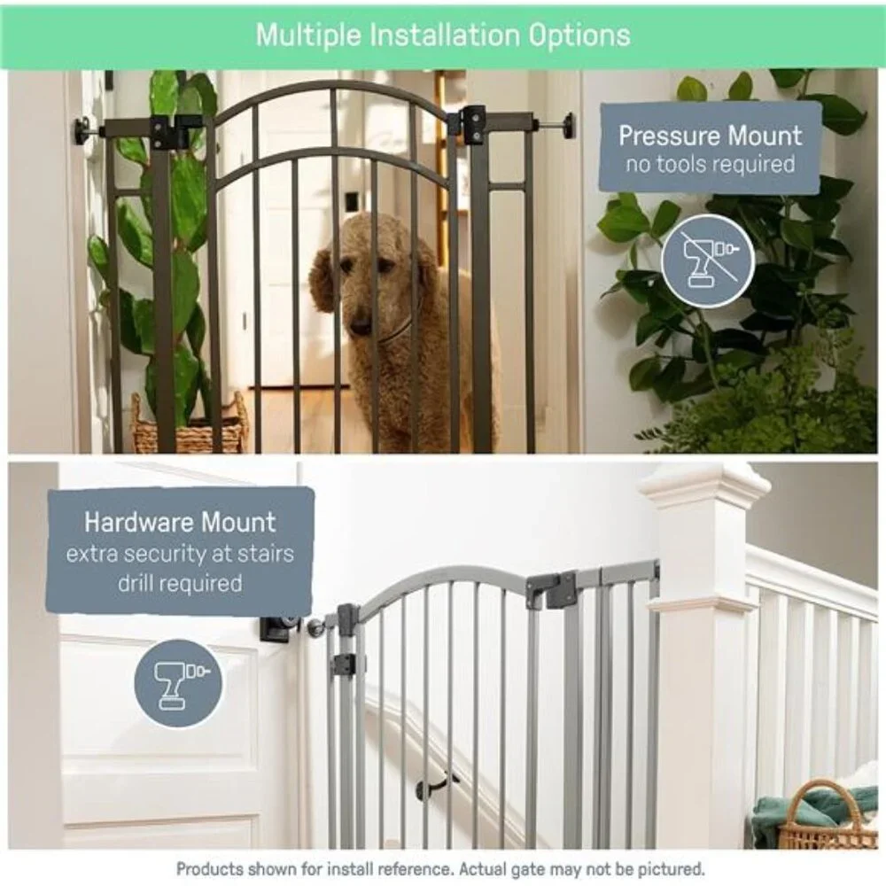 Multi-Use Decorative Extra Tall Safety Pet and Baby Gate,28.5'-48' Wide,36' Tall